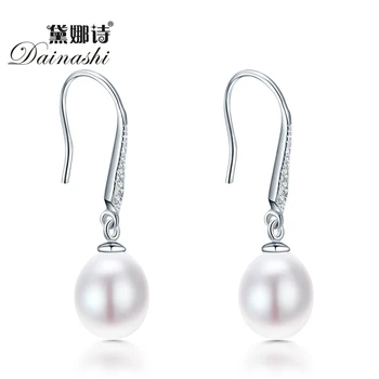 Dainashi925 sterling silver earrings jewelry 100% real pearls 9-10mm AAAA freshwater pearl earrings for women Simple and stylish
Dainashi925 sterling silver earrings jewelry 100% real pearls 9-10mm AAAA freshwater pearl earrings for women Simple and stylish