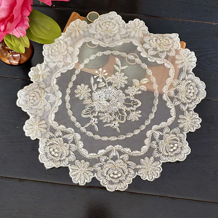 Gold Lace Tablecloth Round Tablecloths Fabric Placemat Wedding Table Cloth Lace Place Table Cover tafelkleed manteles tovaglia
Gold Lace Tablecloth Round Tablecloths Fabric Placemat Wedding Table Cloth Lace Place Table Cover tafelkleed manteles tovaglia