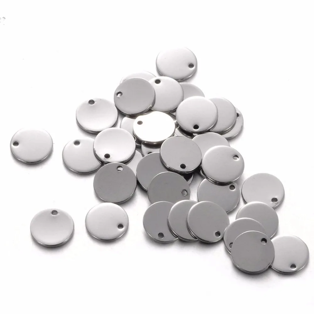 10pcs Round Stainless Steel Pendant Stamping Blank Dog Tags Pendants Charm Necklace DIY Jewelry With Package 8mm/10mm/12mm
10pcs Round Stainless Steel Pendant Stamping Blank Dog Tags Pendants Charm Necklace DIY Jewelry With Package 8mm/10mm/12mm