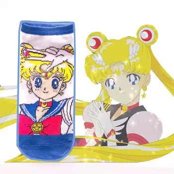 1 Pairs Cute Sailor Moon Summer Comics Boat Socks Female Ankle Sock Women Cotton Socks Anime Slippers
1 Pairs Cute Sailor Moon Summer Comics Boat Socks Female Ankle Sock Women Cotton Socks Anime Slippers
