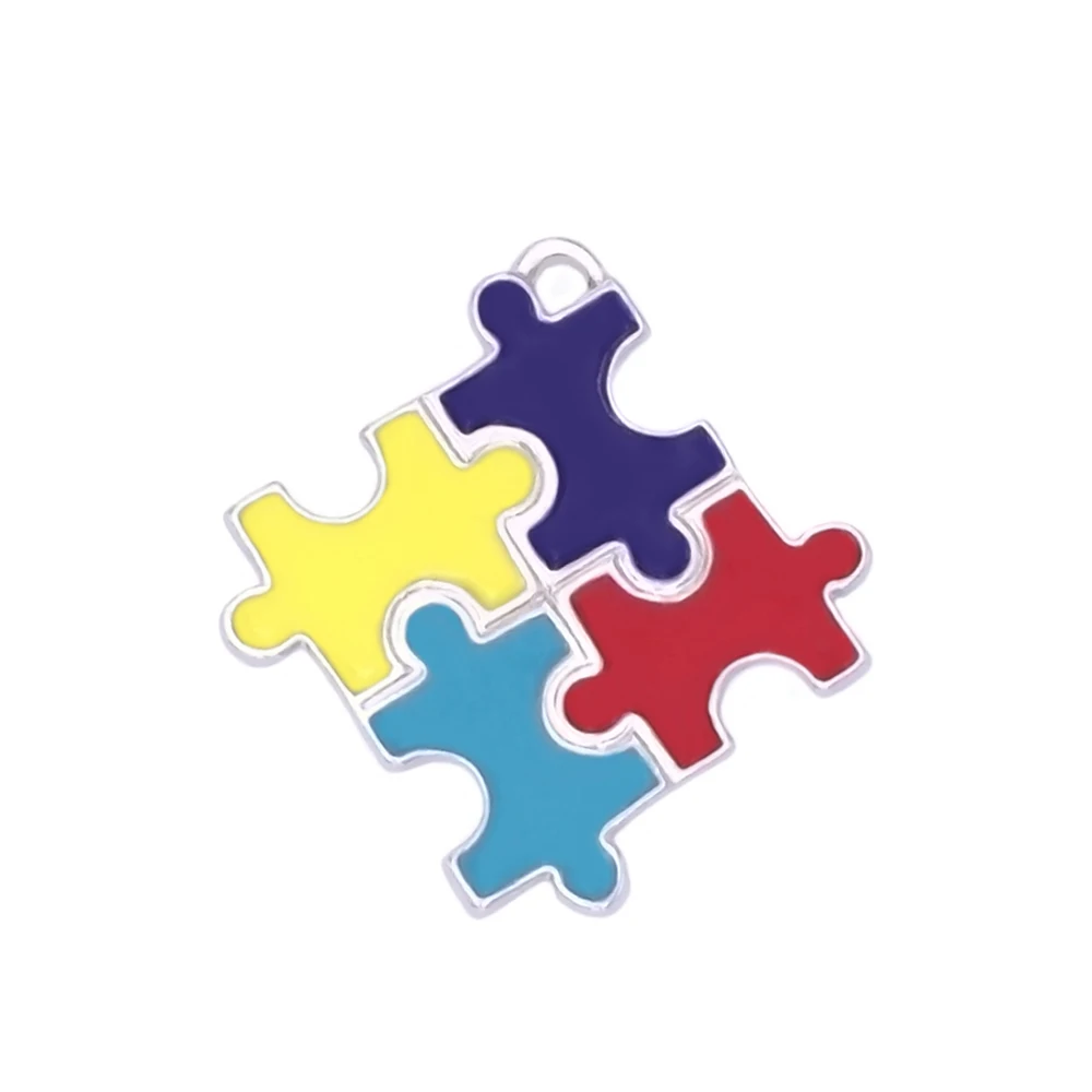 Double Nose Awareness Jewelry Puzzle Piece Autism Charms Jigsaw Pendants Fit Bangles Earring Necklace Finding Autistic Gifts
Double Nose Awareness Jewelry Puzzle Piece Autism Charms Jigsaw Pendants Fit Bangles Earring Necklace Finding Autistic Gifts