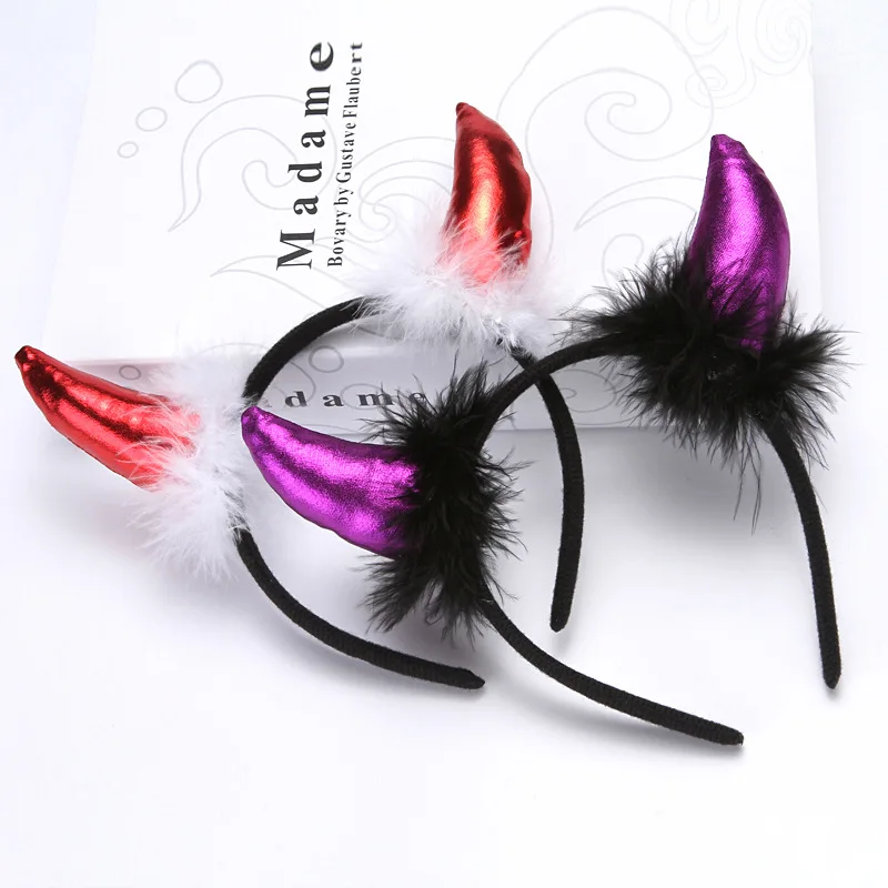 Fashion Demon Cosplay Red Devil Horns Hairband Kid Cute Headband Girl Party Cartoon Hair Band For Women Hair Accessories
Fashion Demon Cosplay Red Devil Horns Hairband Kid Cute Headband Girl Party Cartoon Hair Band For Women Hair Accessories