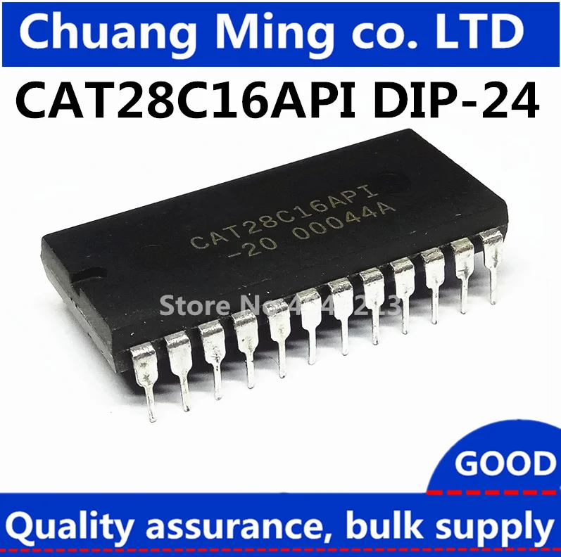 

Free Shipping 5pcs/lots CAT28C16API-20 CAT28C16API-90 KM28C16 28C16 DIP-24 New original IC In stock