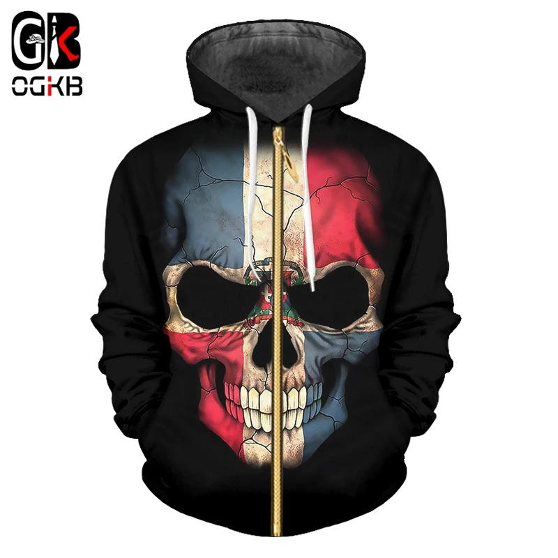 OGKB Hoodies Men /Women Sudaderas Hombre Hip Hop Mens Leisure Zipper Jacket Print Flag Skull 3d Hoodie Sweatshirt Slim Fit Hoody
OGKB Hoodies Men /Women Sudaderas Hombre Hip Hop Mens Leisure Zipper Jacket Print Flag Skull 3d Hoodie Sweatshirt Slim Fit Hoody