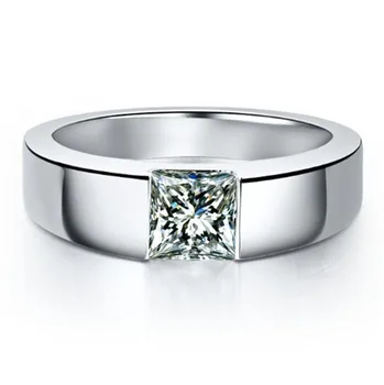 6*6mm Princess Ring Male Jewelry 14K Solid 1CT Male Princess Shape Soliltaire Engagement Ring for Bridegroom AU585
6*6mm Princess Ring Male Jewelry 14K Solid 1CT Male Princess Shape Soliltaire Engagement Ring for Bridegroom AU585