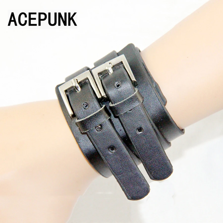 Fashion Double Belt Leather Wrist Friendship Big Wide Bracelets For Women Buckle Vintage Punk Men Jewelry Bracelets & Bangles
Fashion Double Belt Leather Wrist Friendship Big Wide Bracelets For Women Buckle Vintage Punk Men Jewelry Bracelets & Bangles