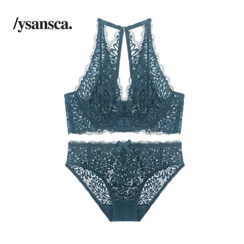 Sexy Lingerie Lace Bralette Push Up Bra Set of Underwear Women Transparent Plunge Nightwear Halter Suit Bra Sets
Sexy Lingerie Lace Bralette Push Up Bra Set of Underwear Women Transparent Plunge Nightwear Halter Suit Bra Sets