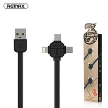 Remax 3in1 font b Cable b font for iPhone iPad Micro USB V8 font b TYPE