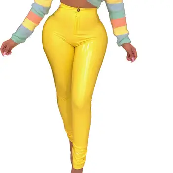Women Winter High Waist Faux Leather Skinny Pencil Pants Fleece Lined Trousers New
Women Winter High Waist Faux Leather Skinny Pencil Pants Fleece Lined Trousers New