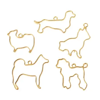 5 Pcs/set Dog Animal Styling Crystal Epoxy Glue UV Resin Metal Border Color Retaining DIY Jewelry Making Frame
5 Pcs/set Dog Animal Styling Crystal Epoxy Glue UV Resin Metal Border Color Retaining DIY Jewelry Making Frame