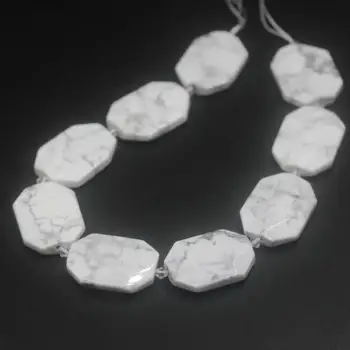 15.5"/strand Natural White Turquoises Faceted Slab Nugget Loose Beads,Howlite Gems Stone Slice Pendant Beads Jewelry Making
15.5"/strand Natural White Turquoises Faceted Slab Nugget Loose Beads,Howlite Gems Stone Slice Pendant Beads Jewelry Making