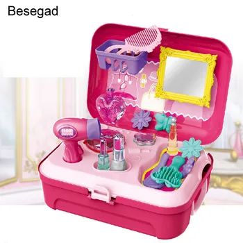Besegad Fashion Princess Beauty Makeup Box Toys Pretend Role Play Cosmetics Kit Safe Nontoxic for Children Girls Christmas Toys
Besegad Fashion Princess Beauty Makeup Box Toys Pretend Role Play Cosmetics Kit Safe Nontoxic for Children Girls Christmas Toys