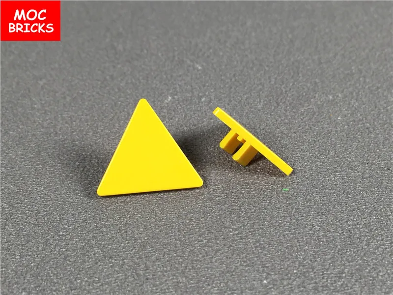 10pcs/lot MOC Bricks Yellow Road Sign Clip-on 2 x 2 Triangle fit with 30259 Building Blocks Action Figure DIY Toys kids gifts
10pcs/lot MOC Bricks Yellow Road Sign Clip-on 2 x 2 Triangle fit with 30259 Building Blocks Action Figure DIY Toys kids gifts