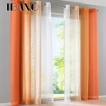 New Design Gradient Color Voile Curtains French Window Blinds Sheer Panel Divider Holes Voile Curtains For Living Room 2pcs/set
New Design Gradient Color Voile Curtains French Window Blinds Sheer Panel Divider Holes Voile Curtains For Living Room 2pcs/set