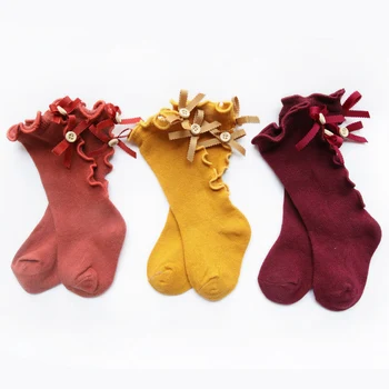 Adorable Cute Stockings Warm Cotton Soft Newborn Toddler Knee High Stockings Baby Girls Lovely Bow Knot Anti Slip Tights
Adorable Cute Stockings Warm Cotton Soft Newborn Toddler Knee High Stockings Baby Girls Lovely Bow Knot Anti Slip Tights