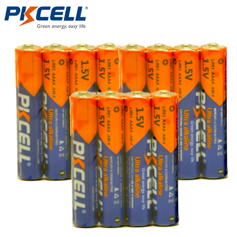 12PCS PKCELL1.5V AAAA LR61 Ultra Digital Alkaline Battery E96 4A Primary Battery Dry Battery
12PCS PKCELL1.5V AAAA LR61 Ultra Digital Alkaline Battery E96 4A Primary Battery Dry Battery