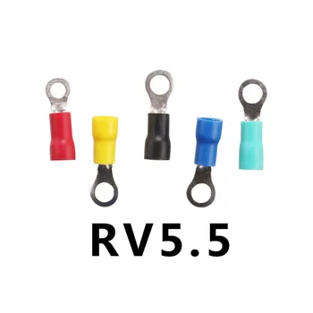 RV5.5 4 5 6 8 10 12 100pcs Insulated Ring Terminal Connector Cable Wire Connector 12-10 AWG 4-6mm2
RV5.5 4 5 6 8 10 12 100pcs Insulated Ring Terminal Connector Cable Wire Connector 12-10 AWG 4-6mm2