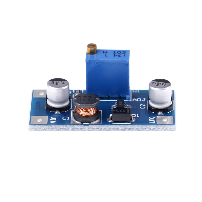 Smart Electronics DC-DC SX1308 Step-UP Adjustable Power Module Step Up Boost Converter 2-24V to 2-28V 2A
Smart Electronics DC-DC SX1308 Step-UP Adjustable Power Module Step Up Boost Converter 2-24V to 2-28V 2A