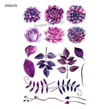 HXMAN Flower Temporary Tattoo Sticker Waterproof Fashion Women Arm Fake Face Body Art 9.8X6cm Kids Adult Hand Tatoo P-050
HXMAN Flower Temporary Tattoo Sticker Waterproof Fashion Women Arm Fake Face Body Art 9.8X6cm Kids Adult Hand Tatoo P-050