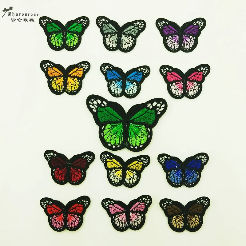 1PCS 3D Embroidered garment Patch applique Iron-on/Sew-on Patch Butterfly Clothes Sticker for wedding Clothing Accessories
1PCS 3D Embroidered garment Patch applique Iron-on/Sew-on Patch Butterfly Clothes Sticker for wedding Clothing Accessories