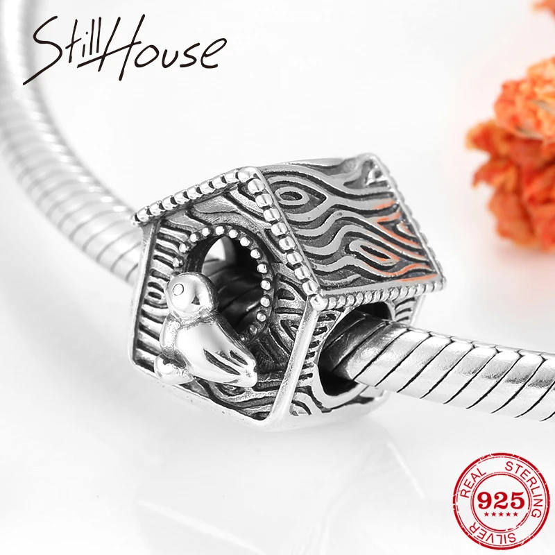 100% Genuine 925 Sterling Silver Bird Chalet house beads Fit Original Pandora Charm Bracelet necklace Jewelry making
100% Genuine 925 Sterling Silver Bird Chalet house beads Fit Original Pandora Charm Bracelet necklace Jewelry making