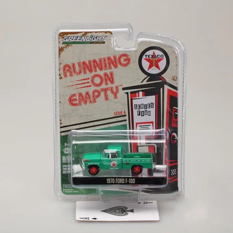 GreenLight 1:64 1970 Ford F-100 пикап Бутик брелок для автомобильных ключей игрушки детей