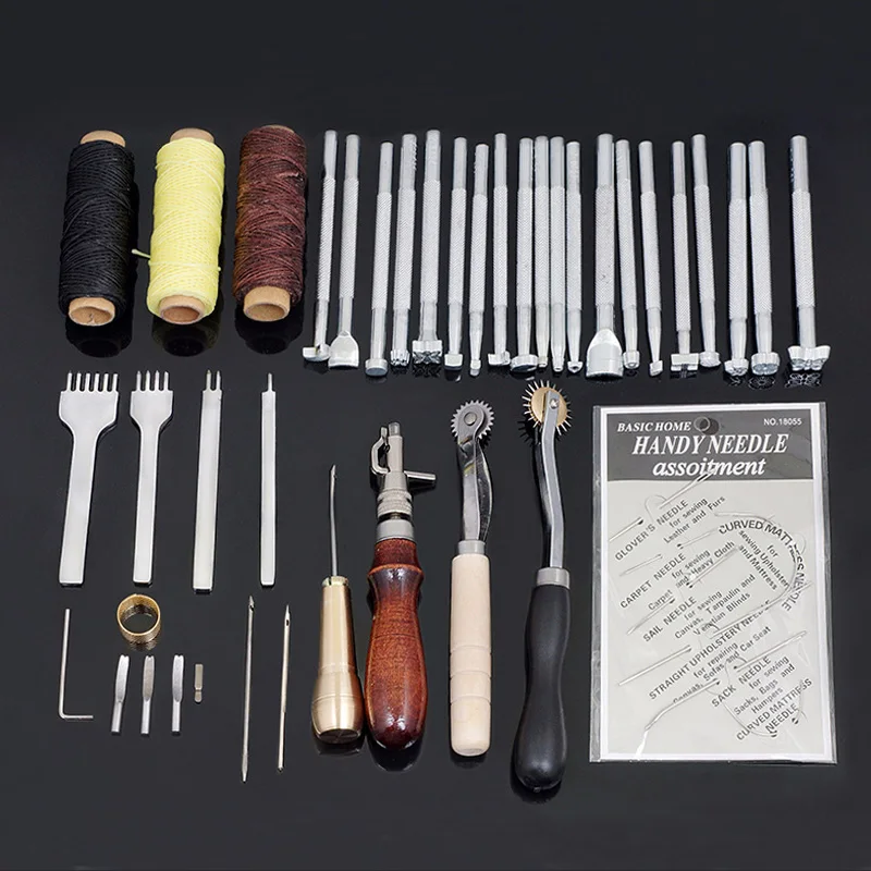 Can Choose Leather Stitching Tool Edge Stamping Sewing Prong Hole Punch Creaser Leathercraft Wax Line Leather Carving Tools Set
Can Choose Leather Stitching Tool Edge Stamping Sewing Prong Hole Punch Creaser Leathercraft Wax Line Leather Carving Tools Set