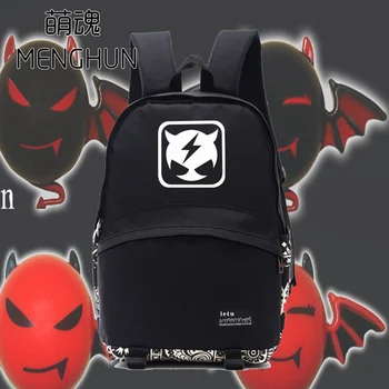 lovely cartoon devil printing nylon backpack little devil new design black school bags NB151
lovely cartoon devil printing nylon backpack little devil new design black school bags NB151