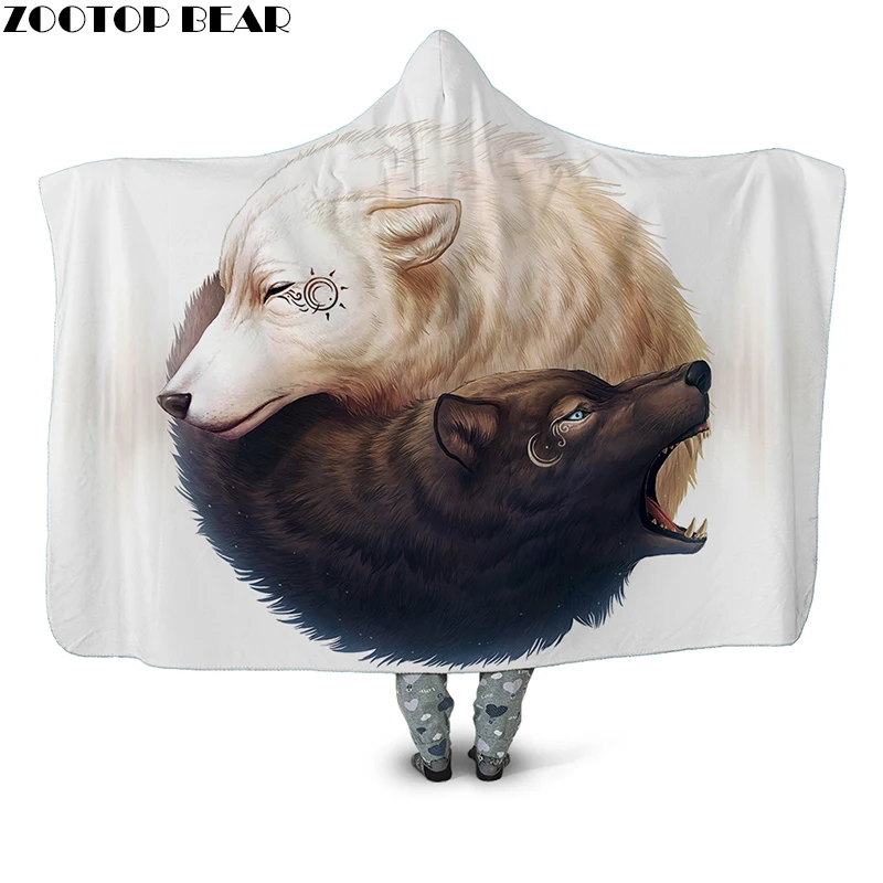 Couple 3D printed Anime Fleece Blankets Quilt Casual Adult Wolf Animal Hooded Blanket Soft Wearable Picnic Fashion Brand Outdoor
Couple 3D printed Anime Fleece Blankets Quilt Casual Adult Wolf Animal Hooded Blanket Soft Wearable Picnic Fashion Brand Outdoor