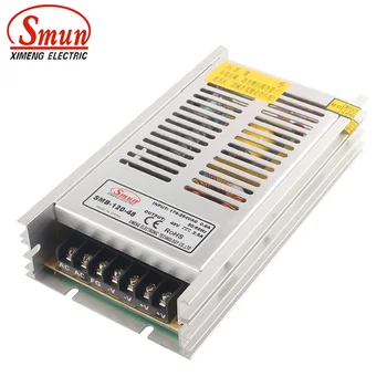 SMUN SMB-120-48 120W Ultra Thin Type Single Output Switching Mode Power Supply 48V 2.5A AC-DC Slim Led Driver
SMUN SMB-120-48 120W Ultra Thin Type Single Output Switching Mode Power Supply 48V 2.5A AC-DC Slim Led Driver