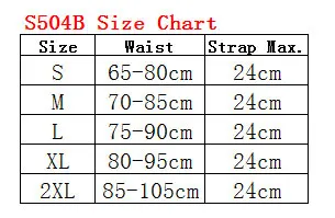 Garter Sizing Chart