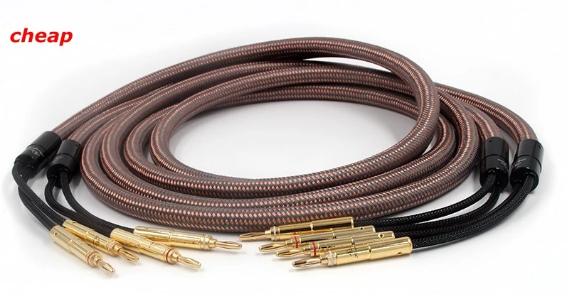 Free shipping Speaker Cable Accuphase OCC Pure Copper Audio Speaker Wire with Gold plated Banana Plug
Free shipping Speaker Cable Accuphase OCC Pure Copper Audio Speaker Wire with Gold plated Banana Plug