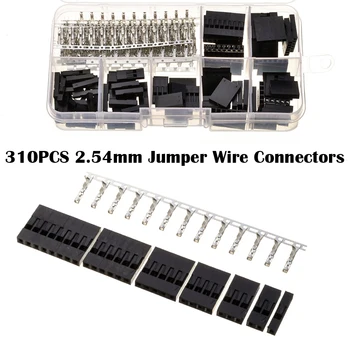 2.54mm Dupont Wire Cable Jumper Pin Header Connector Housing Kit 310 pcs Male Crimp Pins+Female Pin Connector Terminal Pitch
2.54mm Dupont Wire Cable Jumper Pin Header Connector Housing Kit 310 pcs Male Crimp Pins+Female Pin Connector Terminal Pitch