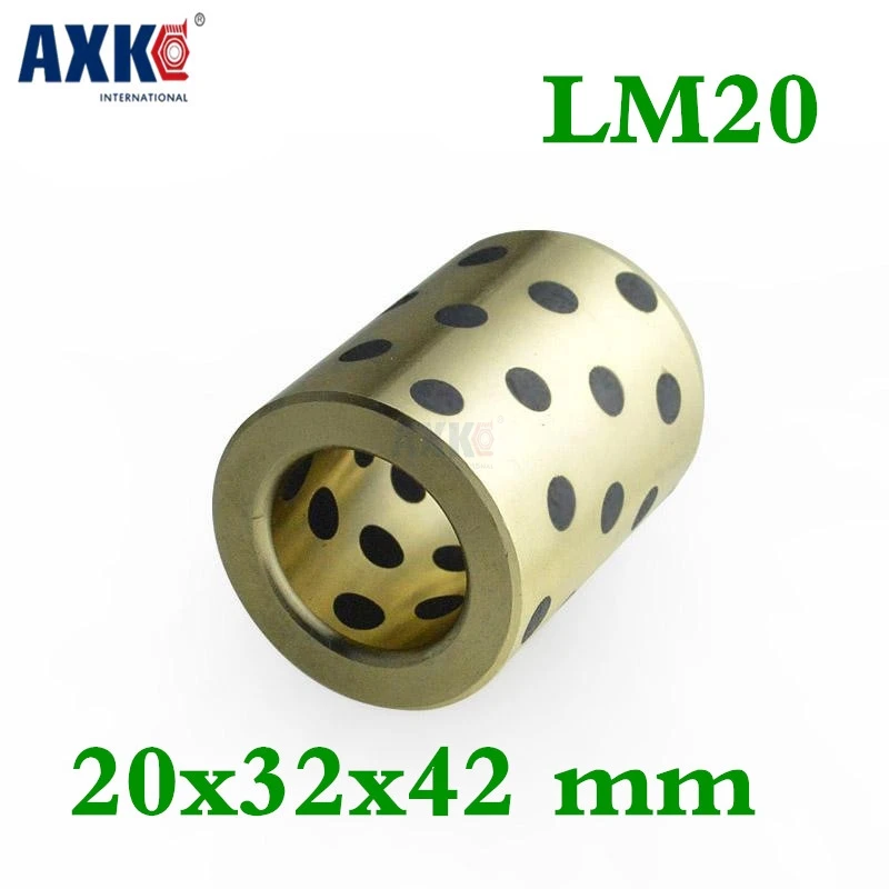 20x32x42 Mm Linear Graphite Copper Set Bearing Copper Bushing Oil Self-lubricating Bearing Jdb Lm20uu Lm20