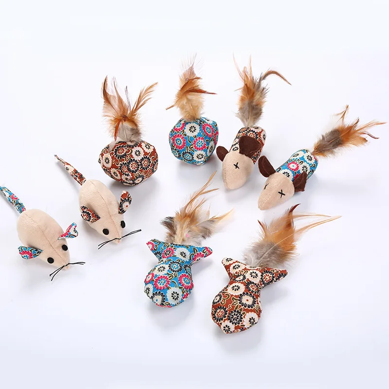 4pcs/lot Portable lovely Cat Toys Mouse Fish Ball Feather Toy With Mint Funny Cat Teaser Interactive Pet Catnip Toy
4pcs/lot Portable lovely Cat Toys Mouse Fish Ball Feather Toy With Mint Funny Cat Teaser Interactive Pet Catnip Toy