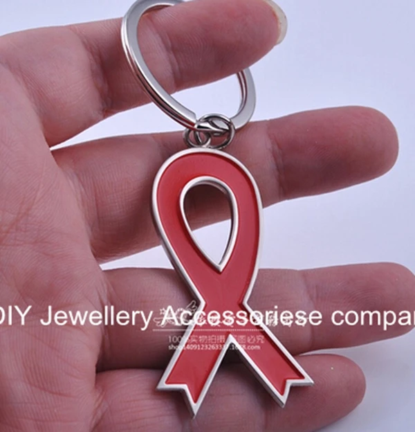 2x3.5CM red Ribbon Key Chains Breast Cancer Bowknot Charm Keychain car Key Ring handbag Keyring
2x3.5CM red Ribbon Key Chains Breast Cancer Bowknot Charm Keychain car Key Ring handbag Keyring