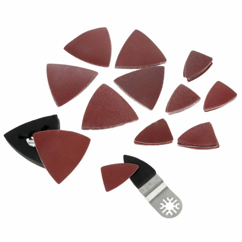Accessory Sanding sheets Triangular Attachment Oscillating Multi Tool Pad Polishing Cleaner Set
Accessory Sanding sheets Triangular Attachment Oscillating Multi Tool Pad Polishing Cleaner Set