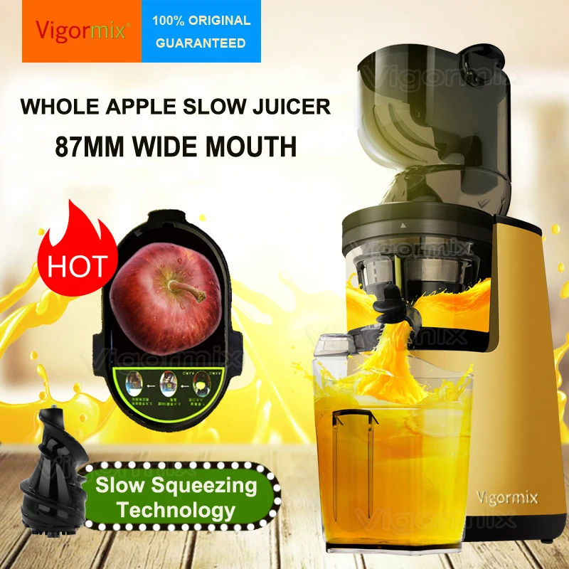 New Arrival Large Wide Mouth Feeding Chute Whole Apple Slow Juicer 43RPM Fruit Vegetable Citrus Juice Extractor Squeezer
New Arrival Large Wide Mouth Feeding Chute Whole Apple Slow Juicer 43RPM Fruit Vegetable Citrus Juice Extractor Squeezer