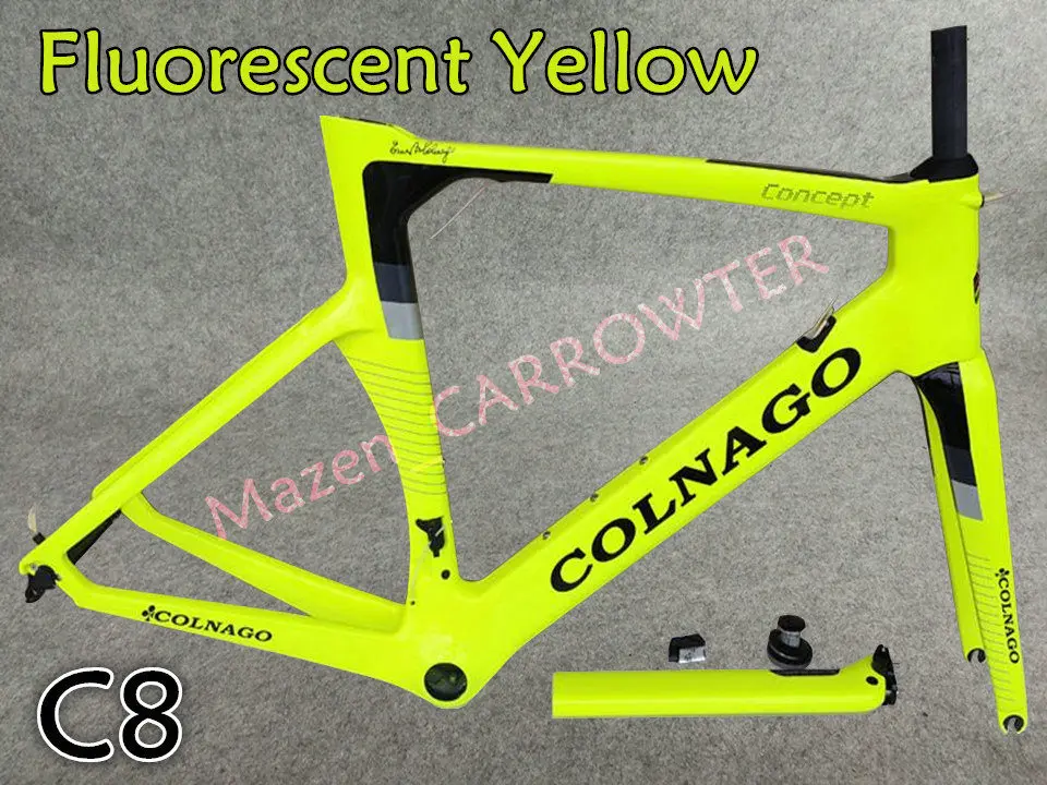 Discount 13 painting T1000 UD Colnago Concept carbon road frame bicycle Frameset With BB68/BB30 XXS/XS/S/M/L/XL for your selection 33