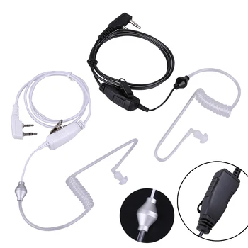 1 Pc New 2Pin Acoustic Tube Headset PTT Mic Earpiece for Baofeng Kenwood 2way Radio Earpiece Headset Black White 
1 Pc New 2Pin Acoustic Tube Headset PTT Mic Earpiece for Baofeng Kenwood 2way Radio Earpiece Headset Black White