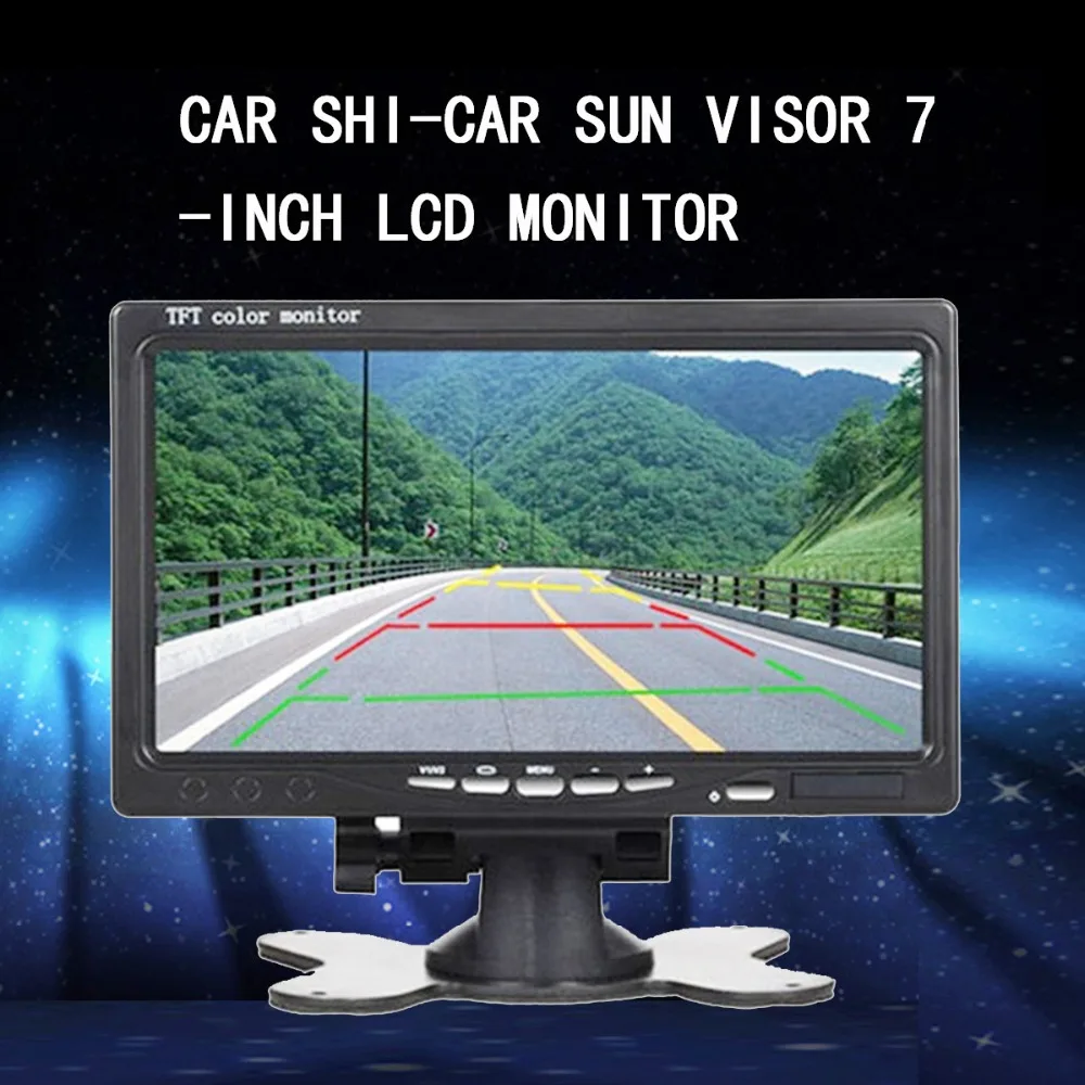 7inch TFT LCD Car Monitor Screen OSD Display Security Reversing Car Video Players with Remote Control Holder for Auto Parking
7inch TFT LCD Car Monitor Screen OSD Display Security Reversing Car Video Players with Remote Control Holder for Auto Parking