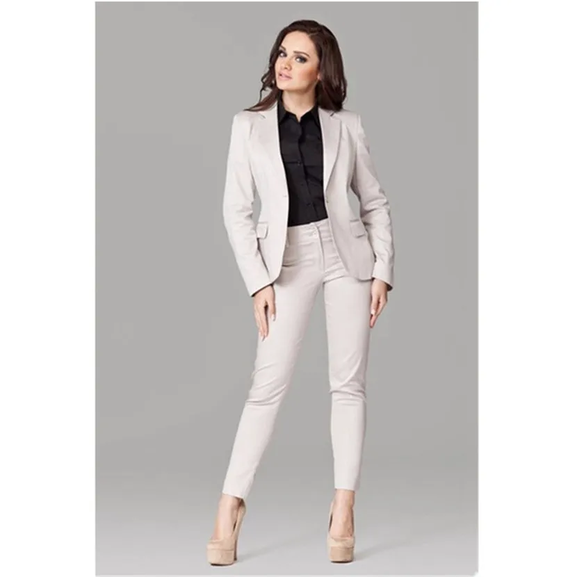 Customized casual single buckle solid color ladies suit two-piece suit (jacket + pants) ladies business office formal suit dress
Customized casual single buckle solid color ladies suit two-piece suit (jacket + pants) ladies business office formal suit dress