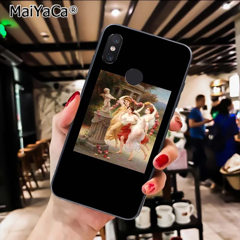 Funny Oil painting Made Art of the selfie