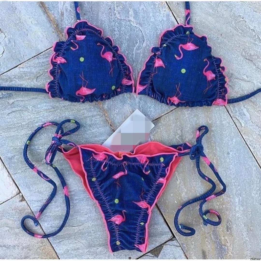 Print bikini Hot Push Up Sexy Swimwear Lace Up Top Women Swimsuit Beach Brazillian Bikini Set Female Bathing Suit
Print bikini Hot Push Up Sexy Swimwear Lace Up Top Women Swimsuit Beach Brazillian Bikini Set Female Bathing Suit