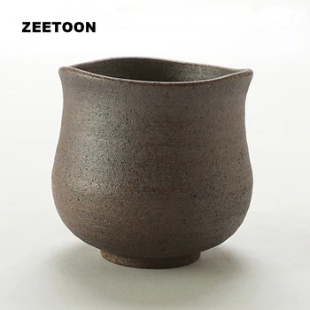 Zen Japanese Style Vintage Coarse Pottery Teacup Handmade Tea Cup Kung Fu Tea Set Firewood Master Cup Bowl Creative Home Decor
Zen Japanese Style Vintage Coarse Pottery Teacup Handmade Tea Cup Kung Fu Tea Set Firewood Master Cup Bowl Creative Home Decor