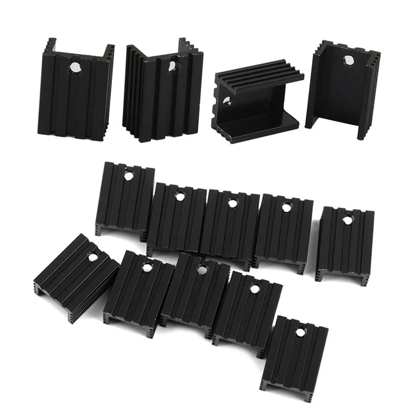 20/10/5/1 pcs U Type Cooling Aluminum Heatsink 20x15x10MM TO-220 Cooling Heat Sink For TO-220 7805 Cooler IC Chip Radiator
20/10/5/1 pcs U Type Cooling Aluminum Heatsink 20x15x10MM TO-220 Cooling Heat Sink For TO-220 7805 Cooler IC Chip Radiator