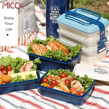 MICCK Japan Insulation Multilayer Combination Lunch Box Portable Bento Food Storage Container For Picnic Microwavable Lunch Box
MICCK Japan Insulation Multilayer Combination Lunch Box Portable Bento Food Storage Container For Picnic Microwavable Lunch Box