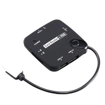 Type-C OTG Hub 3 Port USB 2.0 Hub & TF SD Memory Card Reader Adapter For Laptop SD TF MS M2 Cards Support Hot-swap
Type-C OTG Hub 3 Port USB 2.0 Hub & TF SD Memory Card Reader Adapter For Laptop SD TF MS M2 Cards Support Hot-swap