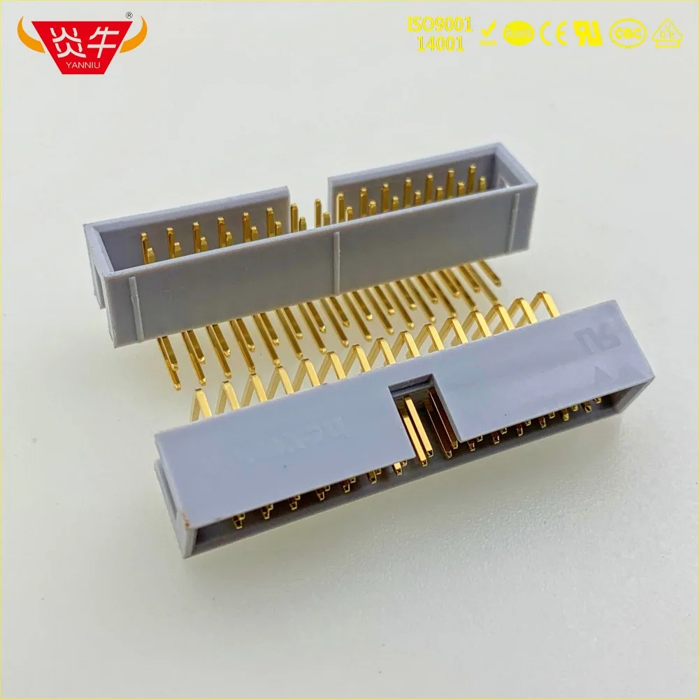 50pcs DC3-30P GREY WHITE 30PIN IDC SOCKET BOX 2.54mm PITCH BOX HEADER RIGHT ANGLE CONNECTOR CONTACT PART OF THE GOLD-PLATED 3Au
50pcs DC3-30P GREY WHITE 30PIN IDC SOCKET BOX 2.54mm PITCH BOX HEADER RIGHT ANGLE CONNECTOR CONTACT PART OF THE GOLD-PLATED 3Au