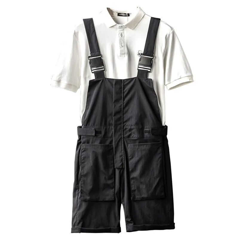 Short Jumpsuit Men Summer Hip hop Man Thin Loose Black Streetwear Short Pants Workwear cargo pants men overalls man X9114
Short Jumpsuit Men Summer Hip hop Man Thin Loose Black Streetwear Short Pants Workwear cargo pants men overalls man X9114